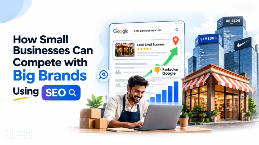 How Small Businesses Can Compete with Big Brands Using SEO?